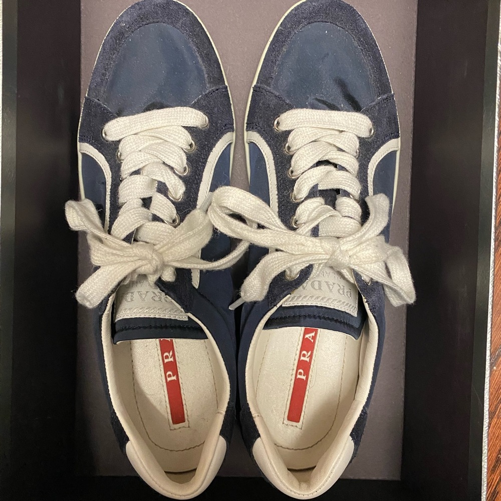 Prada Leather Sneakers